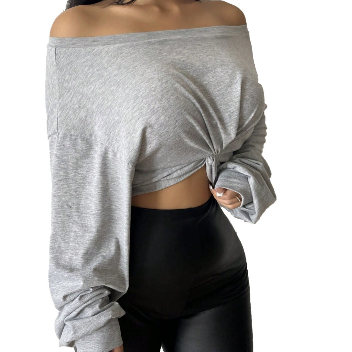 sexy pure desire style crop topnew one shoulder sexy pure desire style crop topnew one shoulder