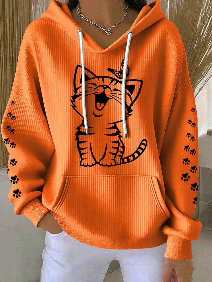 women's 3d printed casual waffle hoodie women's 3d printed casual waffle hoodie