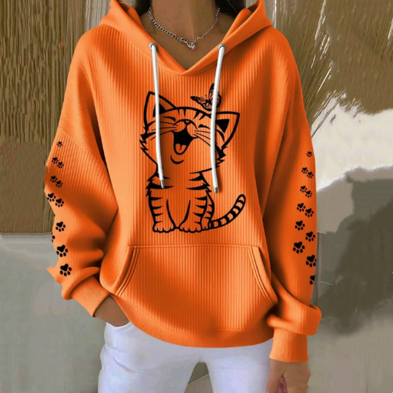 women's 3d printed casual waffle hoodie women's 3d printed casual waffle hoodie
