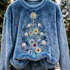 women's 3d printed casual christmas hoodie