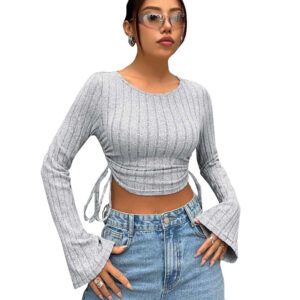 women's fashion trend t shirt autumn winter street style slim fit short top