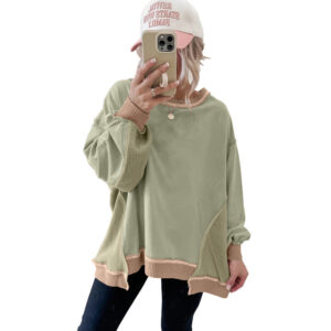 new round neck long sleeve casual versatile hoodie