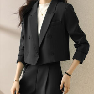 temperament goddess style small professional short suit coat