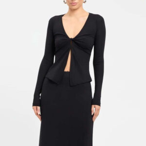 sexy v neck t shirt autumn and winter crop top long sleeve innerwear