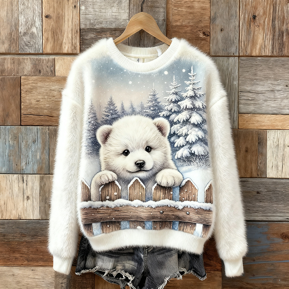 Women's 3D-printed Casual Christmas Hoodie 72f756f8 Ad6a 4c09 8e7b C86e14298251