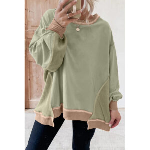 new round neck long sleeve casual versatile hoodie
