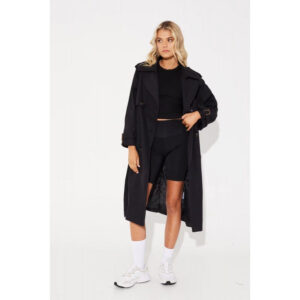 women's fashion casual long trench coat