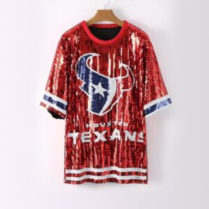 sequins glitter letter embroidery loose t shirt skirt