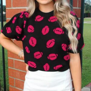 women's high grade printed casual knitted short sleeve