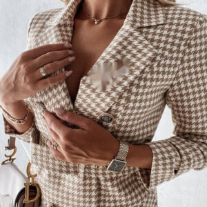 women's long sleeved waist cinching colorful suit jacket