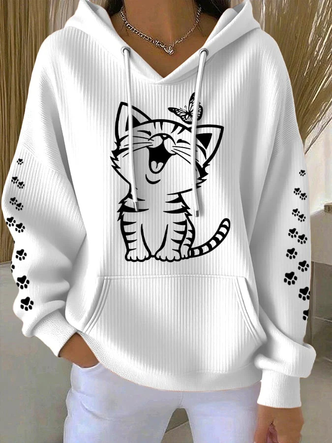 Women's 3D Printed Casual Waffle Hoodie 966cb04f Cae5 45ea 8fc6 08f107f84073