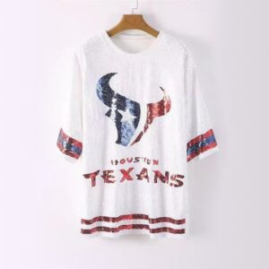 sequins glitter letter embroidery loose t shirt skirt