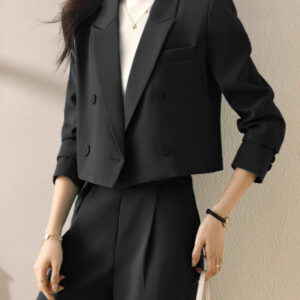 temperament goddess style small professional short suit coat