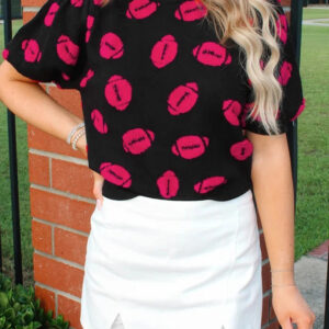 women's high grade printed casual knitted short sleeve