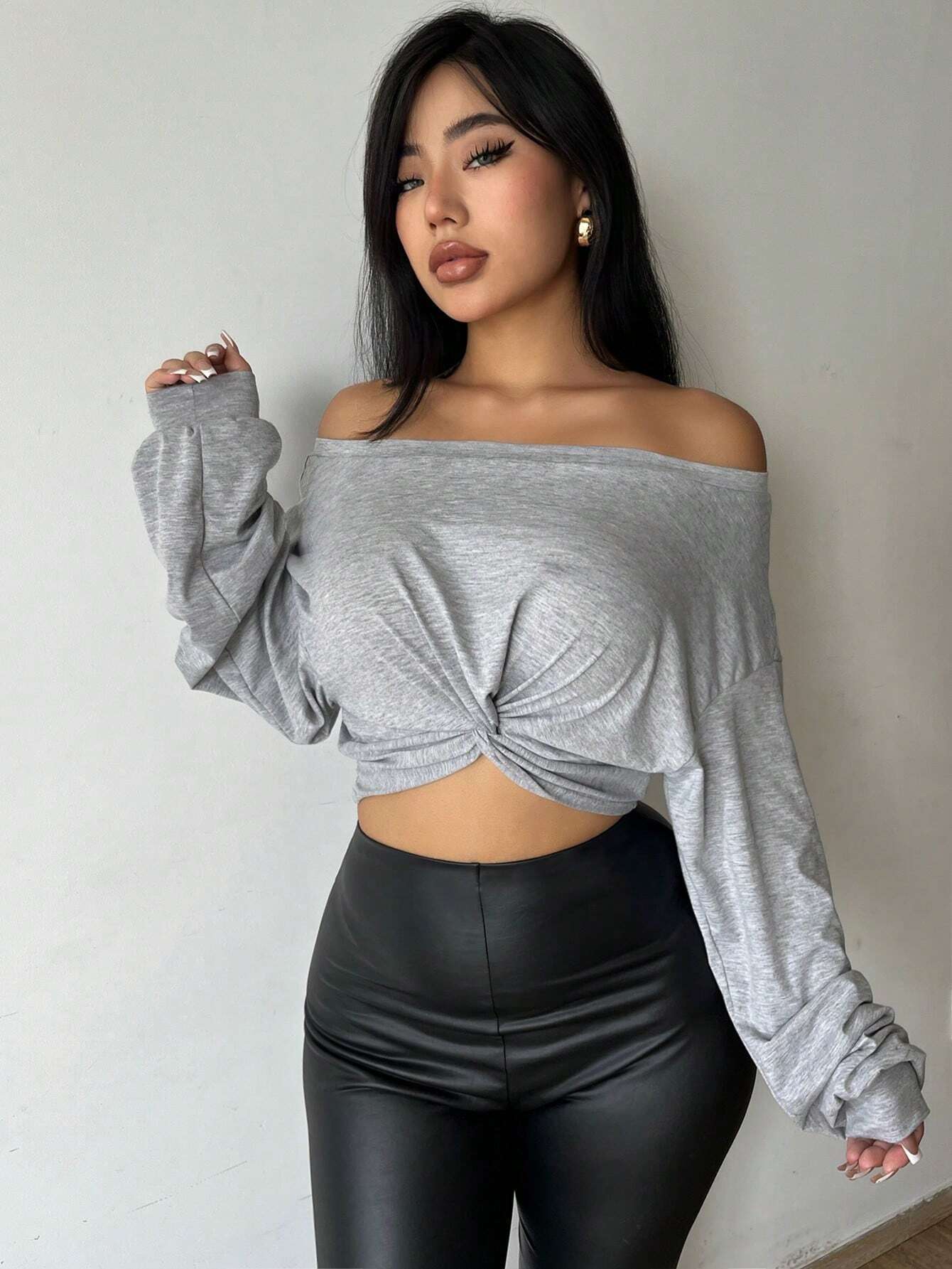 Sexy Pure Desire Style Crop TopNew One-shoulder E7a74594 00fc 477b Af13 9aaebeaca867