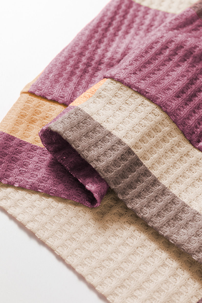 Women's Casual Versatile Color-blocked Round Neck Sweatshirt Eb294994 45b8 4586 A008 66ba6634b4f1