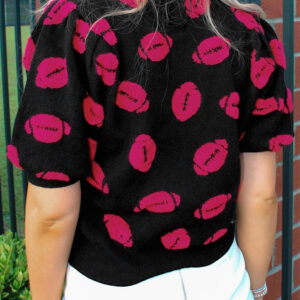 women's high grade printed casual knitted short sleeve