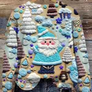 women's pullover christmas pattern round neck sweatshirt